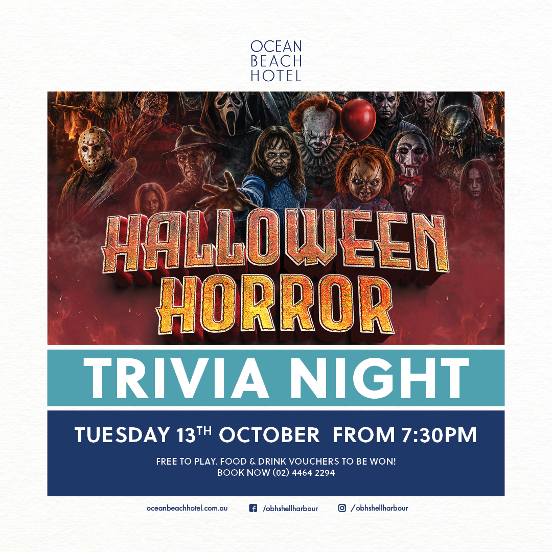 Halloween Horror 2026 - Social Tile - The Ocean Beach Hotel